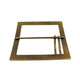 Brass Large Rectangle Belt Buckle